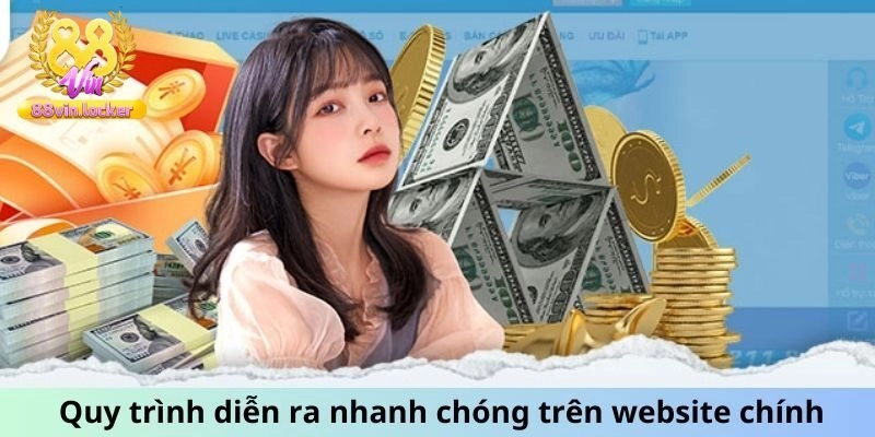 Hướng dẫn thao tác rút tiền 